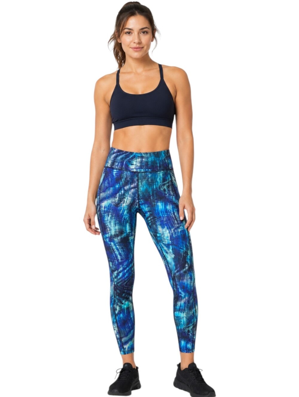 Lululemon Invigorate Leggings Shapeshifter Flux Blue 4 Ankle Length